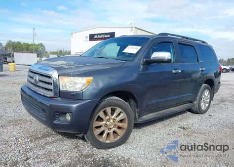 2010 Toyota Sequoia Platinum 5.7L V8 z USA, uszkodzony, nr VIN 5TDYY5G19AS022634
